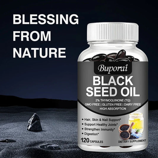 Black Seed Oil Capsules | Natural Immune, Joint & Skin Support