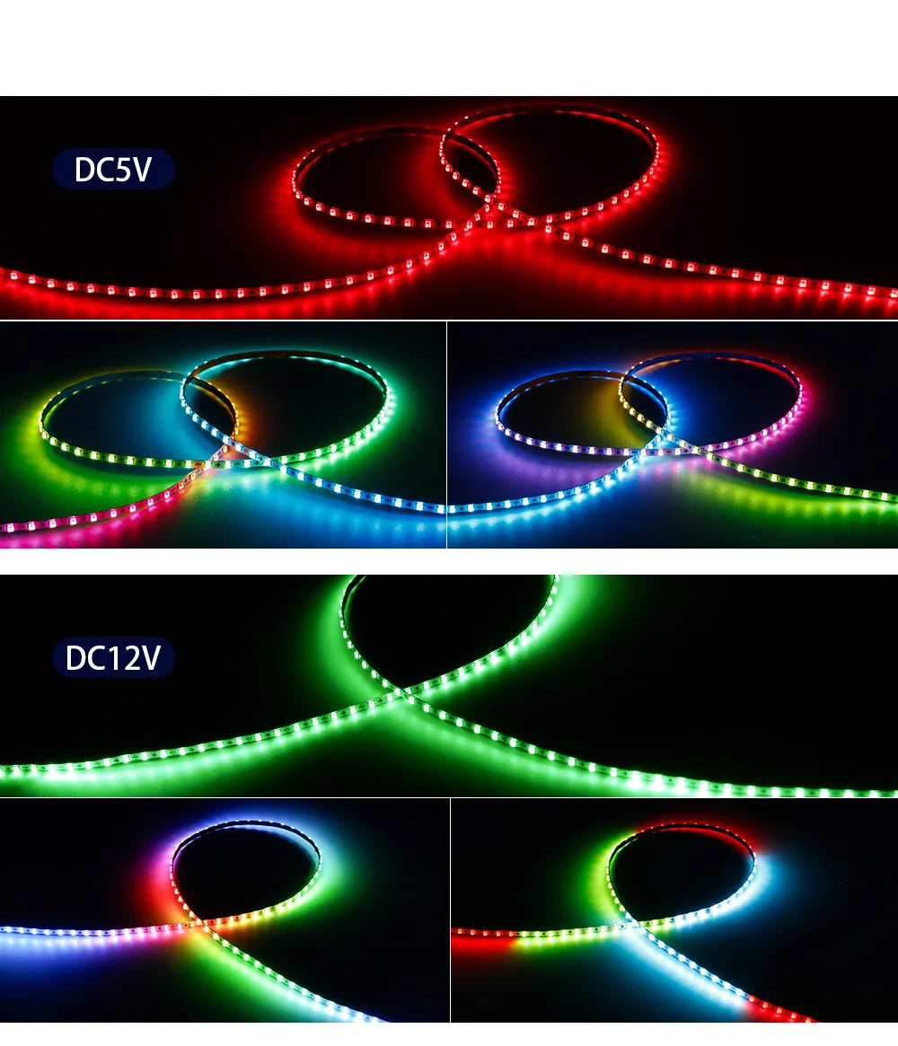 Ultra Narrow RGBIC LED Strip | Individually Addressable Light Strip