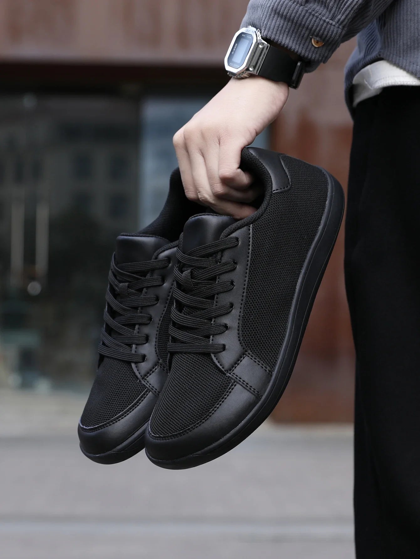 Men's Barefoot Wide Toe Box Walking Shoes Extra Width Minimalist Shoes Breathable Zero Drop Comfortable Shoes Fashion Sneakers