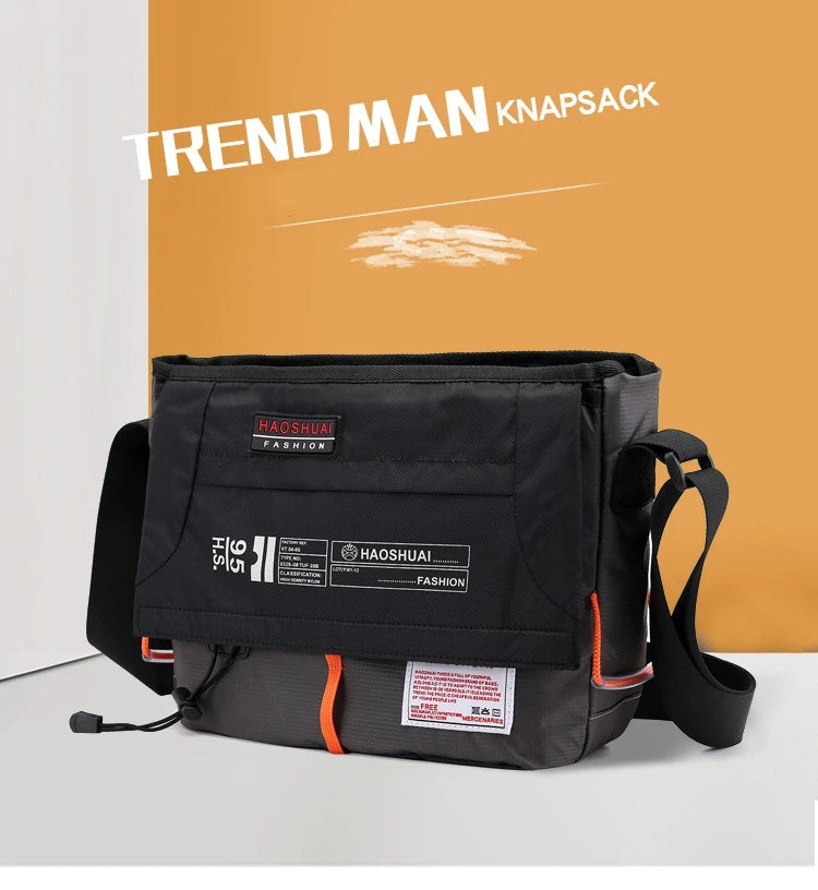 Bandolera de nailon multiusos para hombre | Versátil