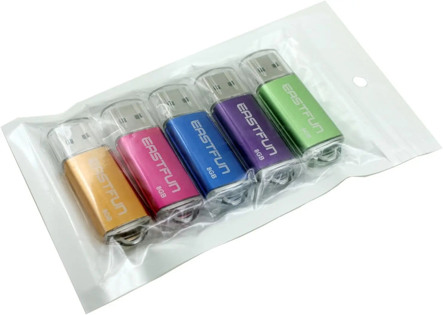5-Pack 8GB USB Flash Drives | Reliable Data Storage & Transfer