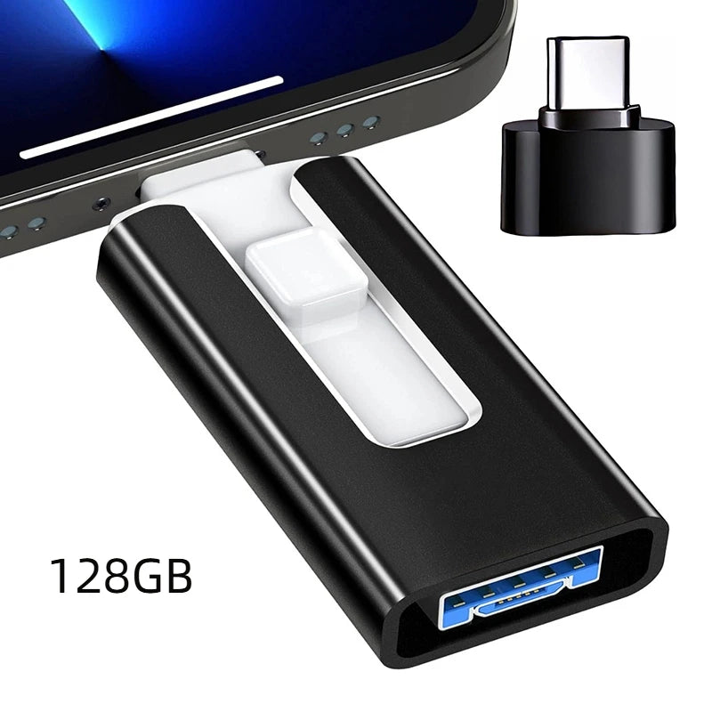 4in1 OTG Flash Drive 512GB | USB 3.0 & Type-C Memory Stick