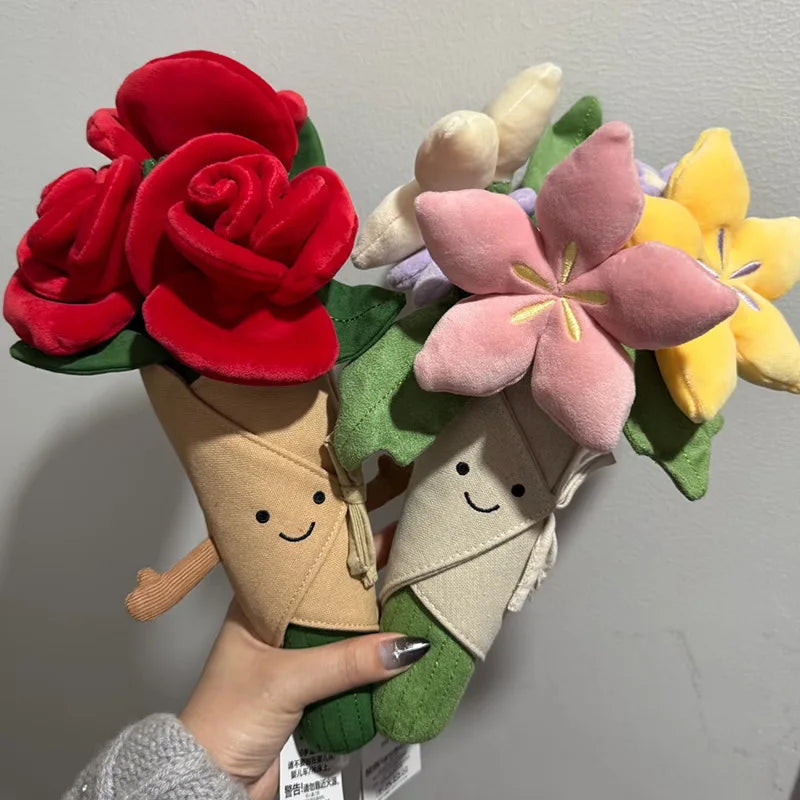 Cute Plush Flower Bouquet | Perfect Gift for Engagements & Weddings