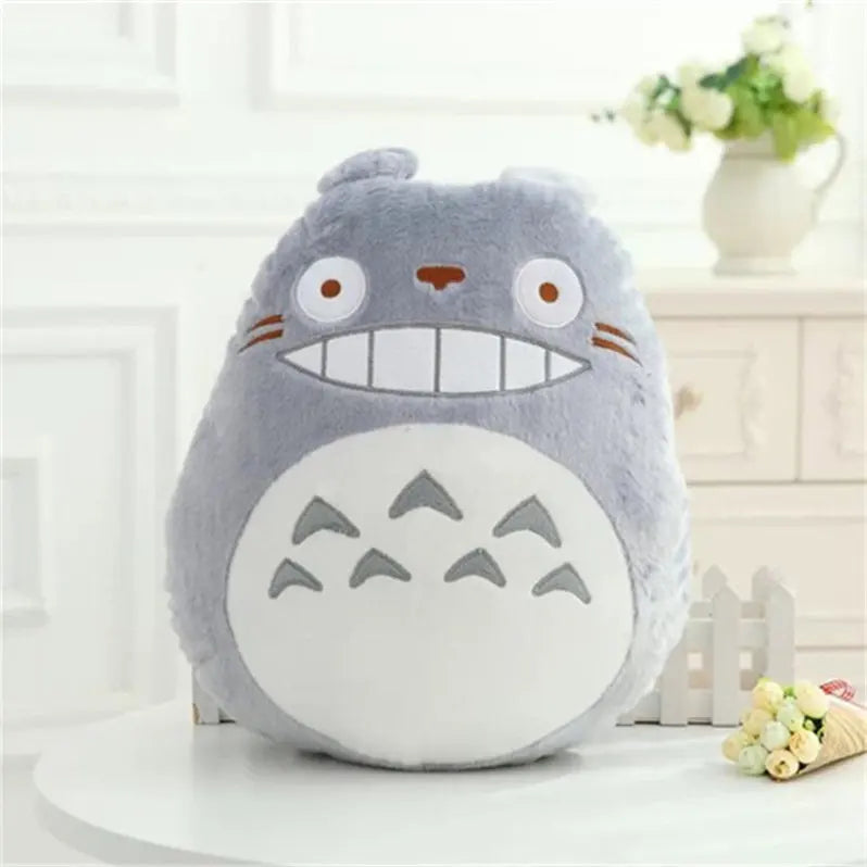 Adorable Cartoon Animal Plush Cushion | Cozy Hand Warm Pillow