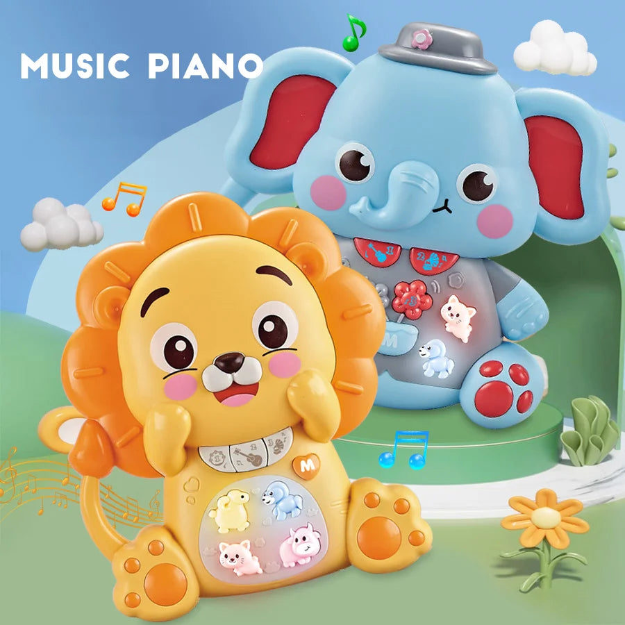 Children's Multifunctional Cartoon Animal Keyboard | Fun Music Toy