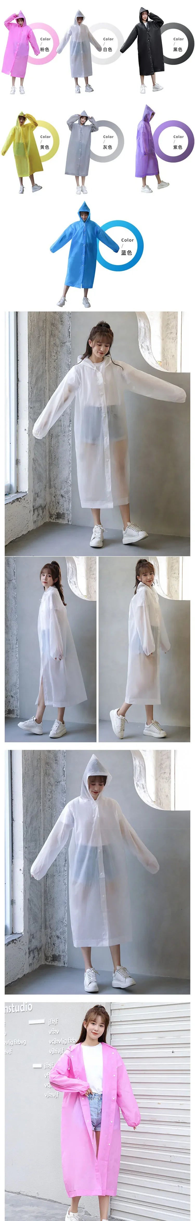 Women's Waterproof Raincoat | Lightweight Folding Poncho for Rainy Days