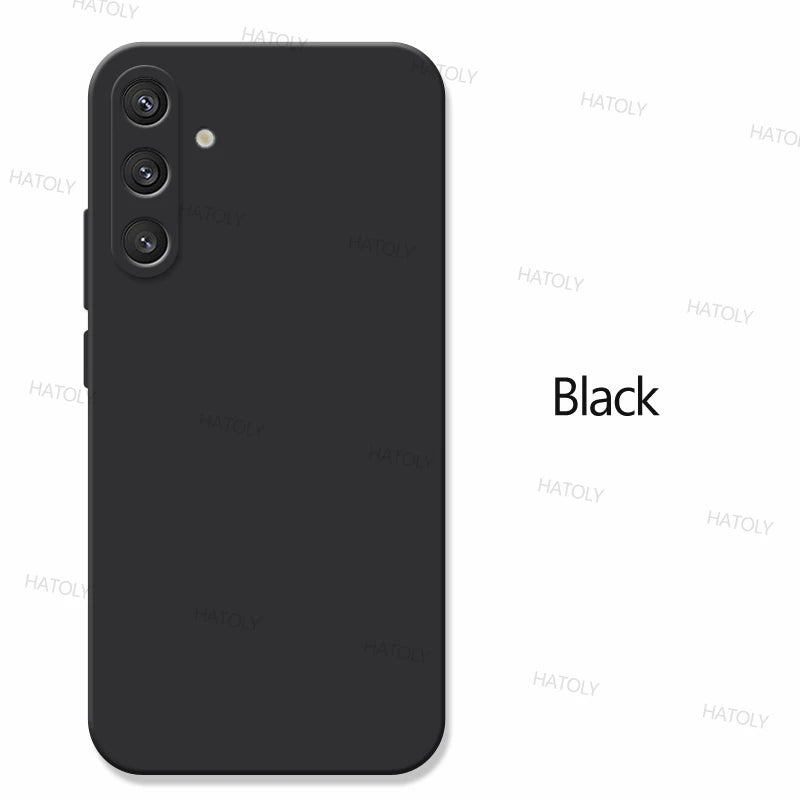 Shockproof TPU Liquid Silicone Phone Cover for Galaxy A Series