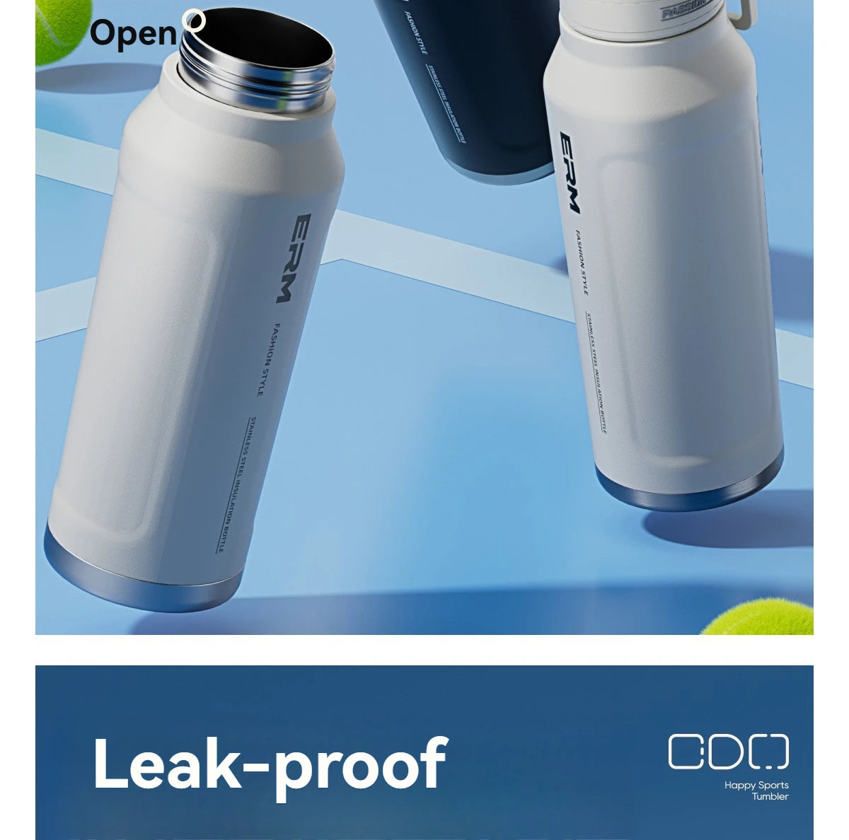 Stainless Steel Insulated Water Bottle | Fitness & Outdoor Hydration