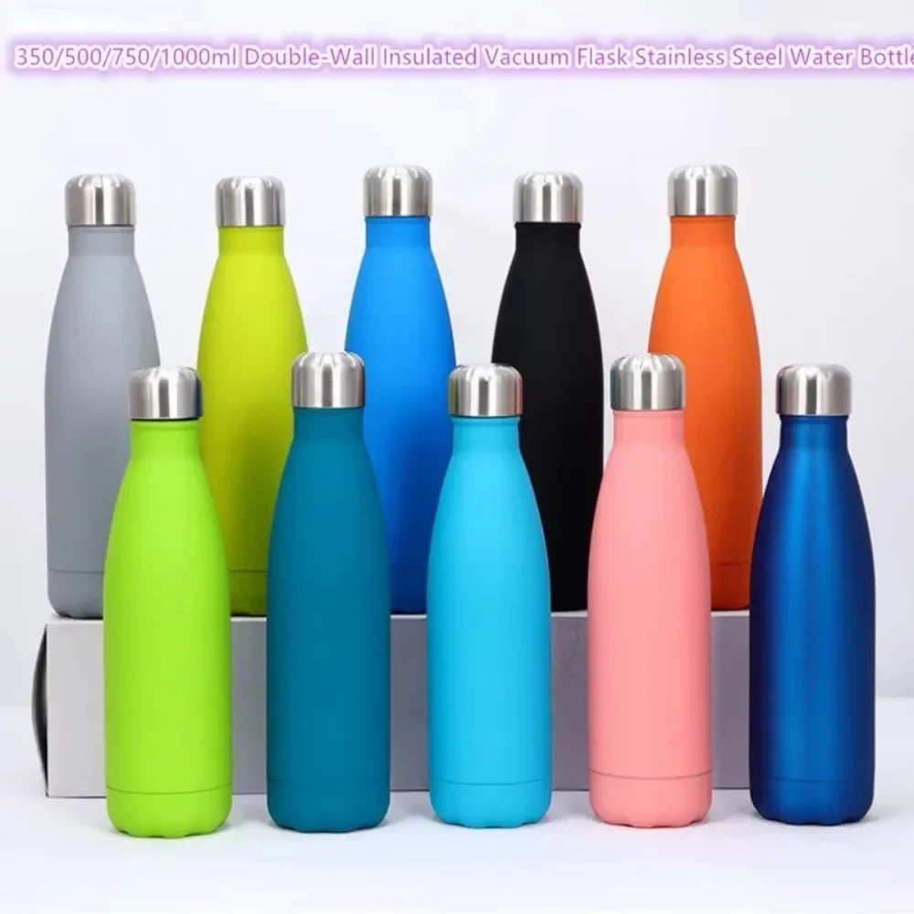 Double-Wall Insulated Vacuum Flask | Durable Stainless Steel Water Bottle