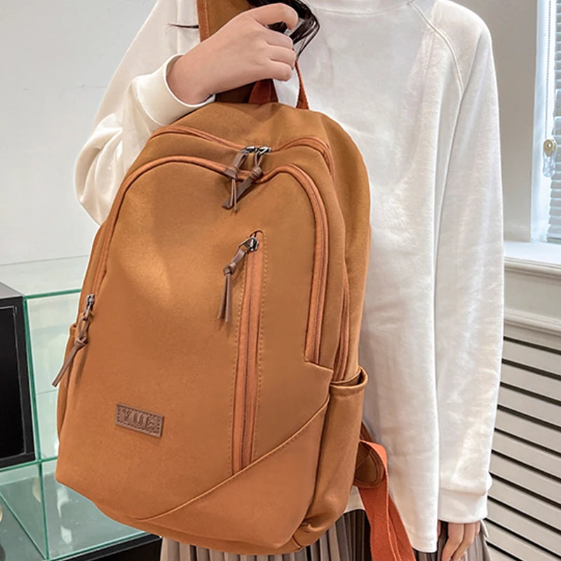 Stylish Denim Backpack for Students | Unisex Travel Bag