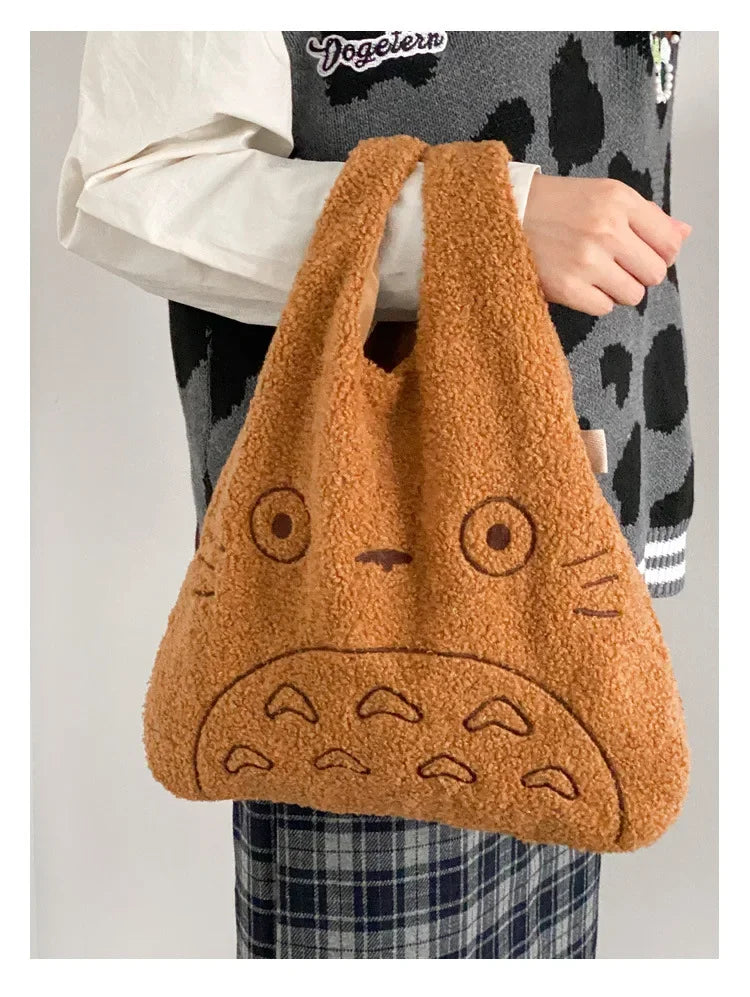 Women's Corduroy Shoulder Bag | Trendy Large Capacity Purse
