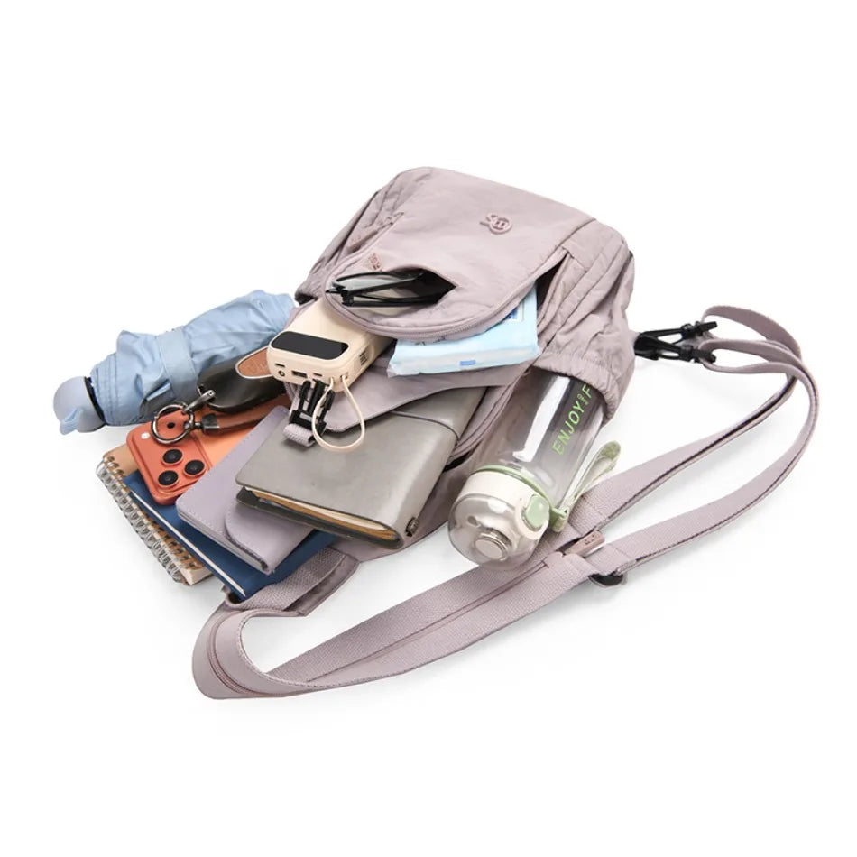 Women's 3-in-1 Convertible Shoulder Chest Bag & Backpack
