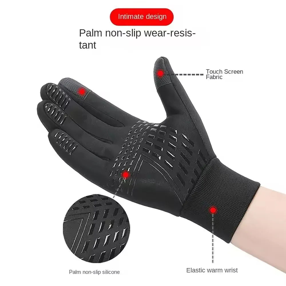 Warm Windproof Touch Screen Cycling Gloves for Autumn & Winter