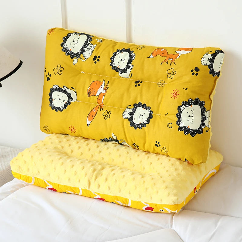 Infant and Toddler Cartoon Animal Comfort Pillow | Soft & Washable