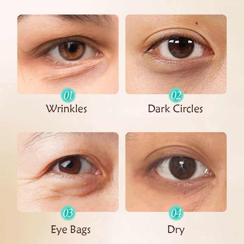 60pcs Goat Milk Collagen Eye Mask | Anti-Aging Moisturizing Patches