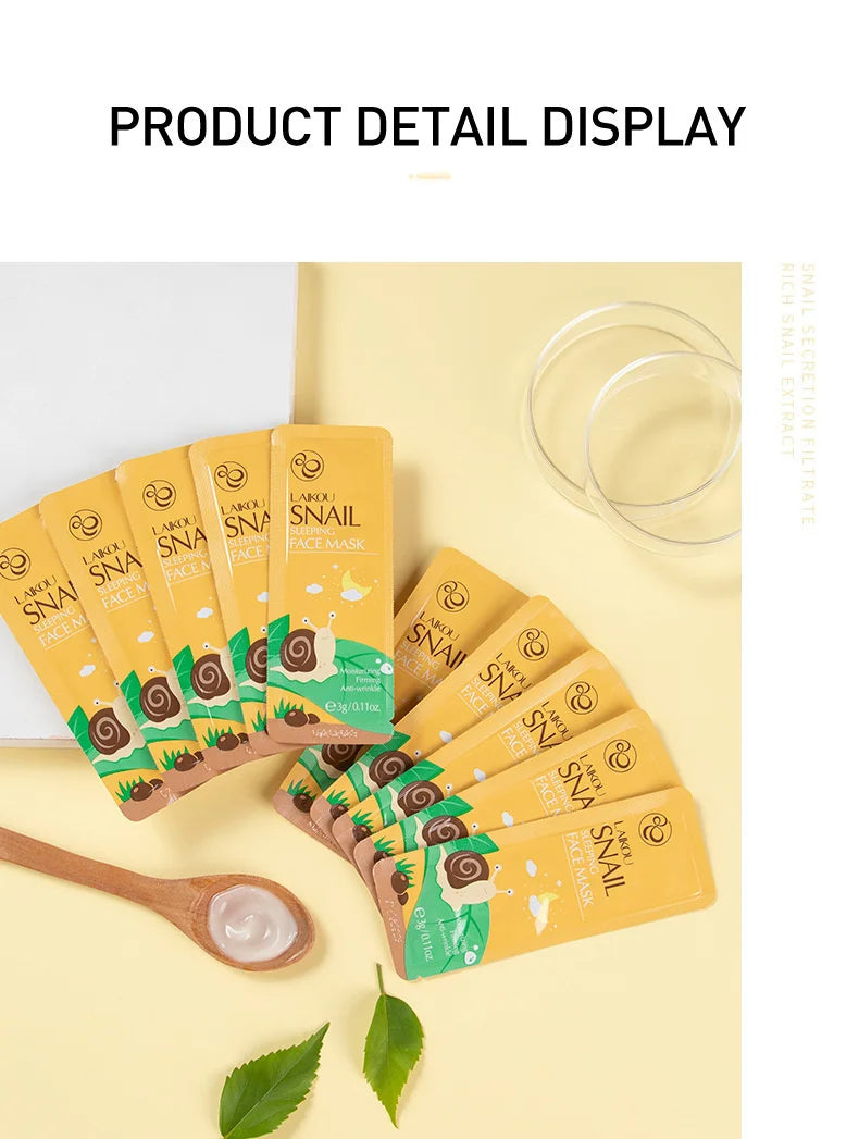 7pcs Moisturizing Facial Mask Set | Hydrating Night Masks