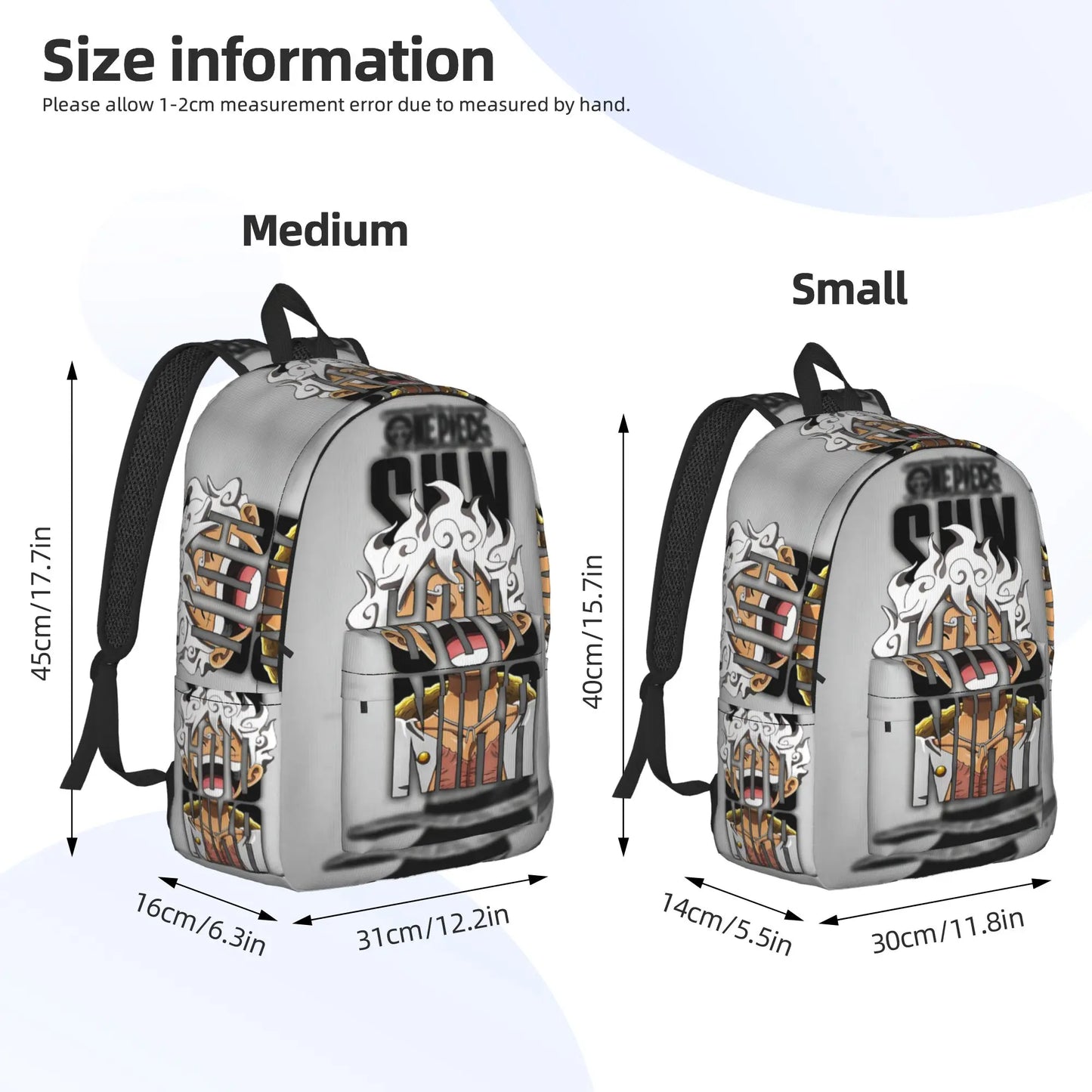 Fashionable Anime One Piece Backpack | Retro Washable Rucksack