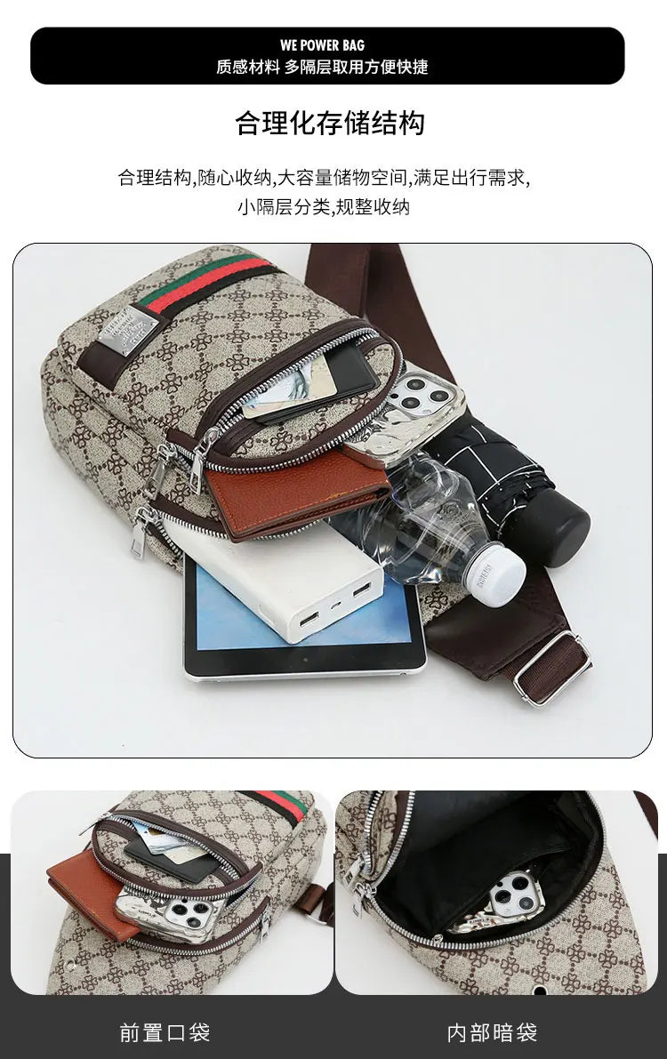 Men's Multifunctional Messenger Bag | Stylish Casual Shoulder Bag