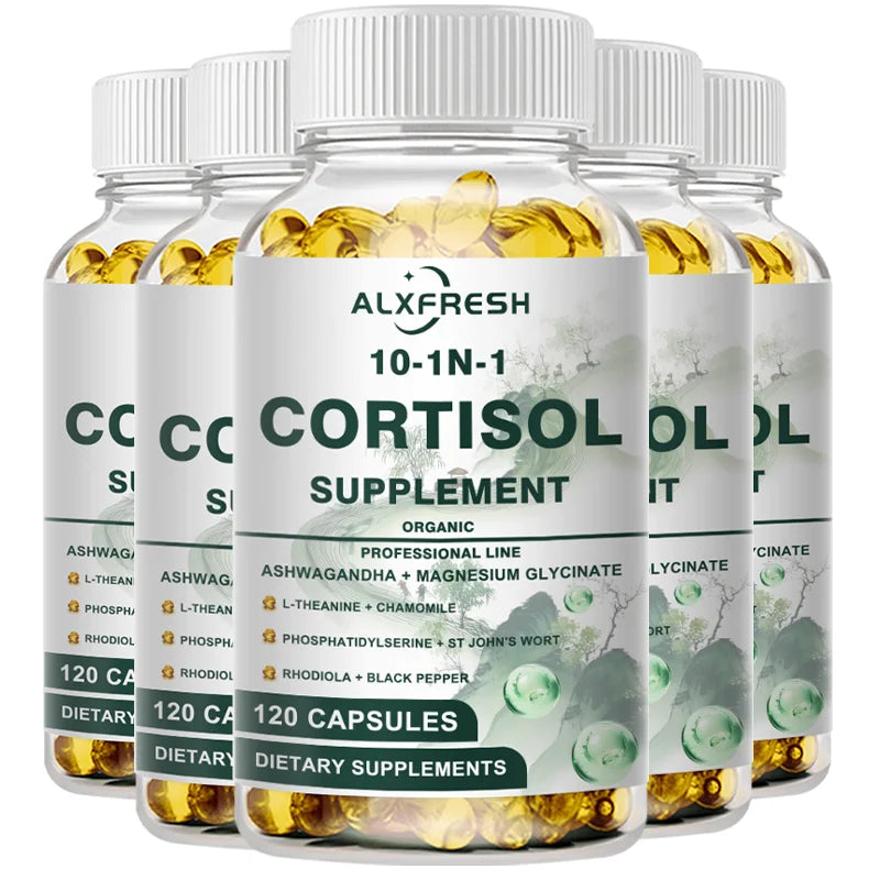 Cortisol Capsules for Relaxation & Sleep Support | Feel Stress-Free