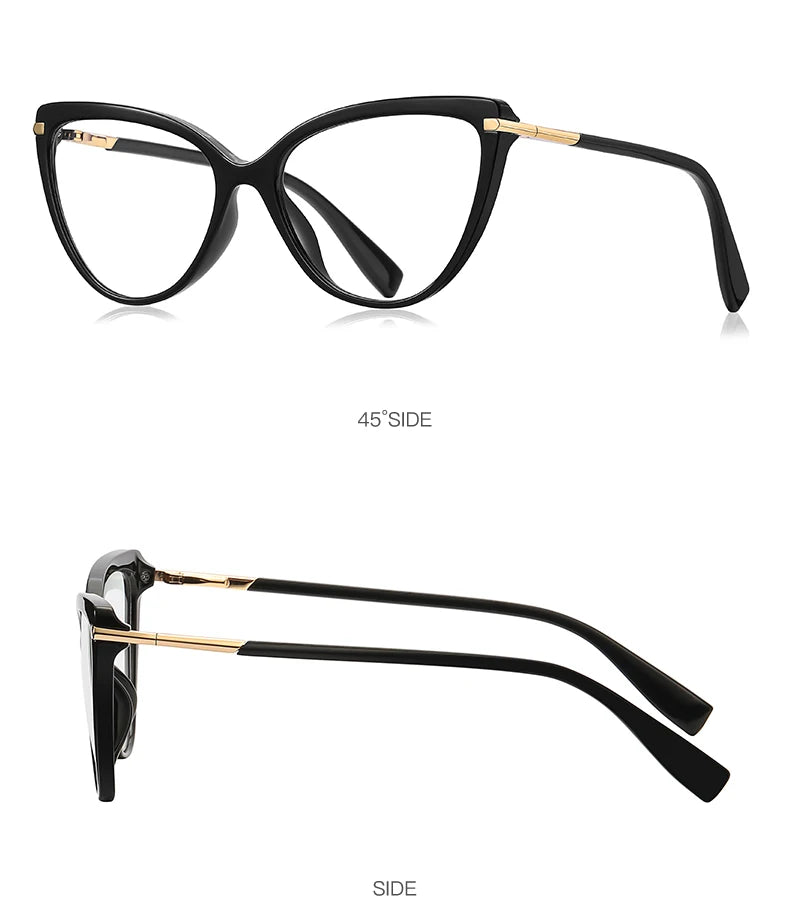 Chic Women's Cat Eye Prescription Glasses | Stylish & Functional
