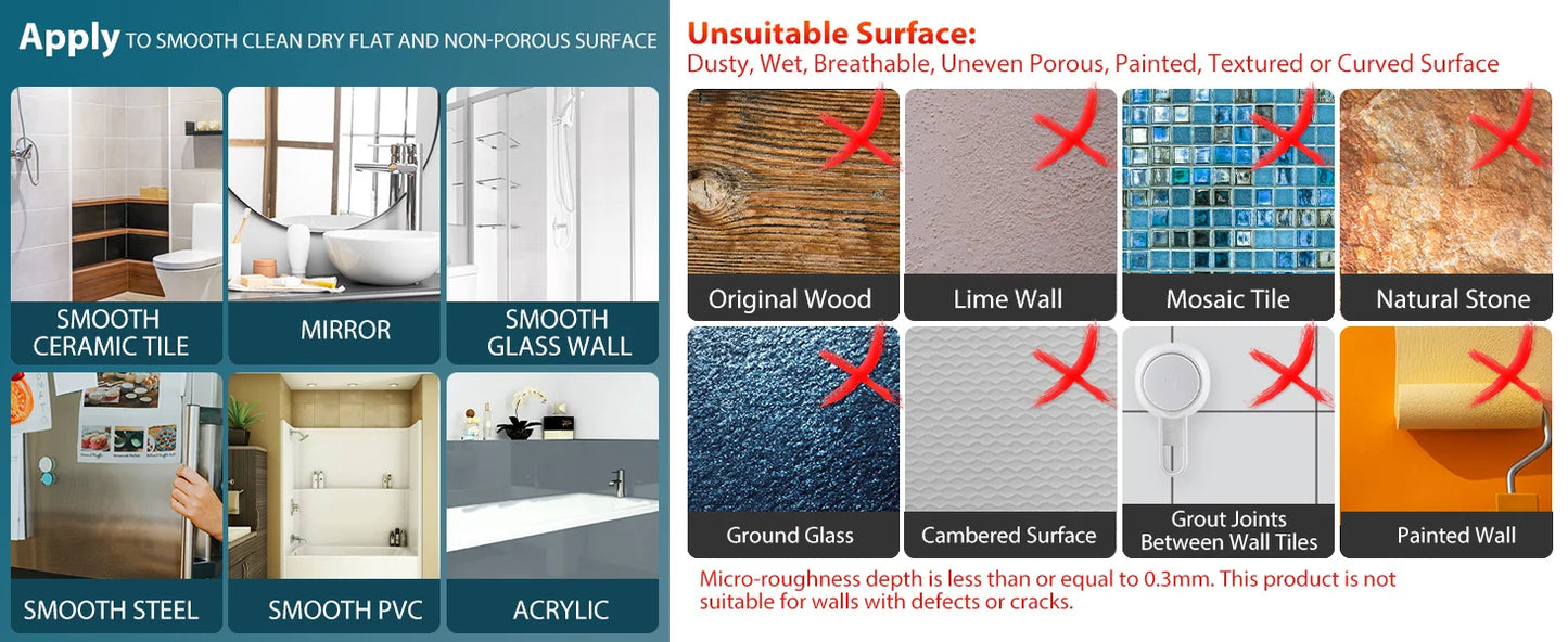 Fogless Shower Shaving Mirror with Storage Tray | Easy Installation