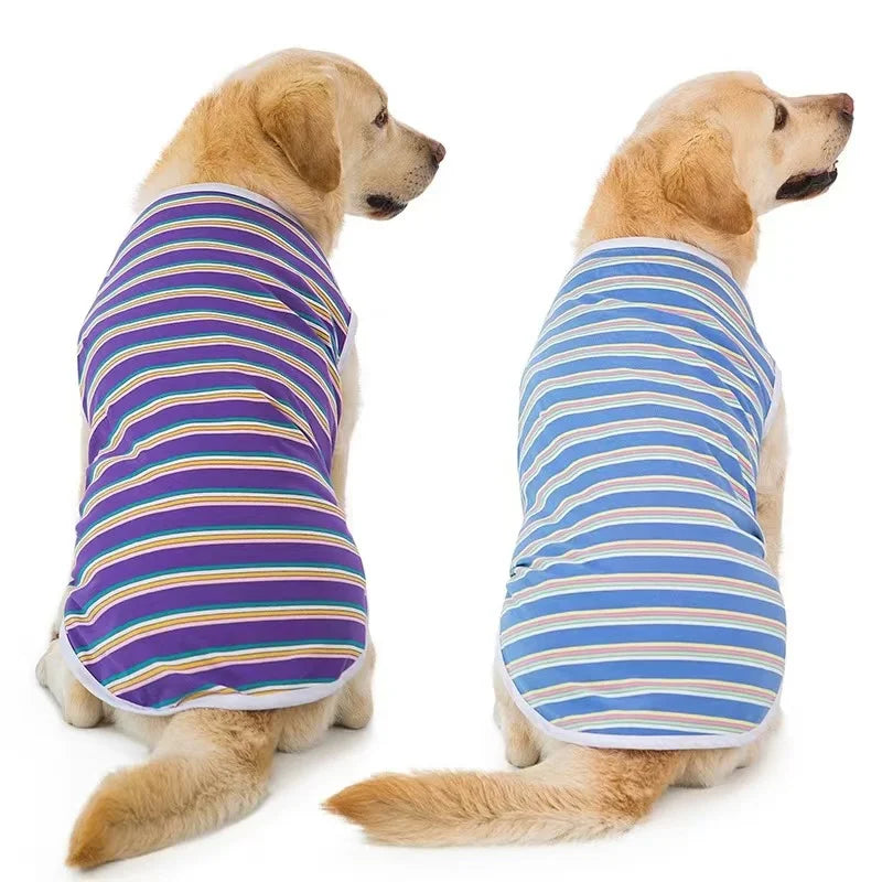 Summer Sleeveless Vest for Medium and Large Dogs | Comfortable Pet Pajamas