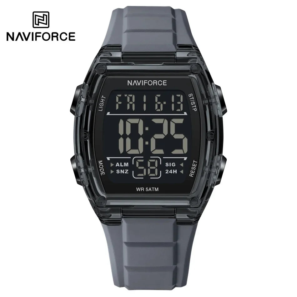 Luxury Digital Sport Watches for Men | Waterproof Silicone Band