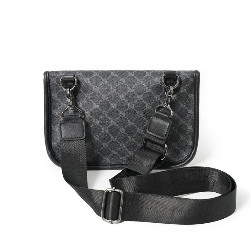 Stylish Men's PU Leather Crossbody Bag | Versatile Fashion Accessory