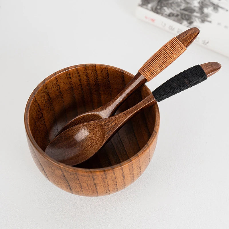 Small Wooden Spoon for Children | Natural Multi-Purpose Scoop