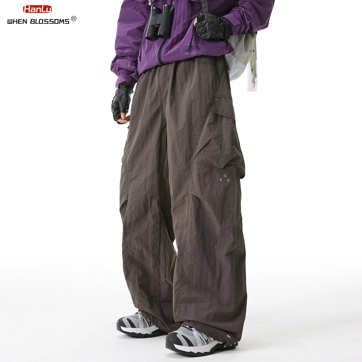 Men's Water-Resistant Cargo Pants | Oversized Utility Trousers