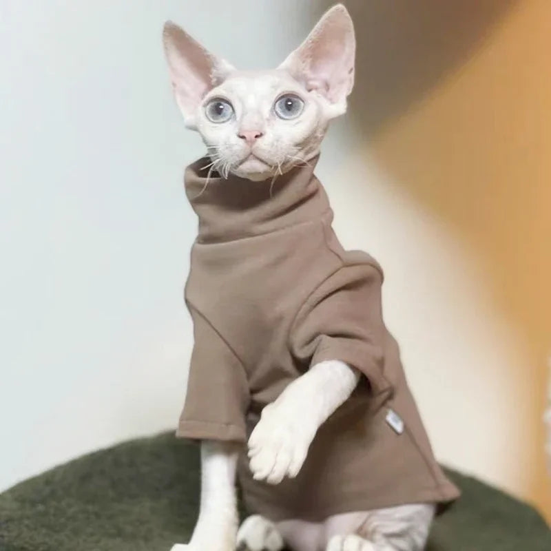 Ropa interior térmica cálida para gatos sin pelo | Prendas de abrigo auto-calentables