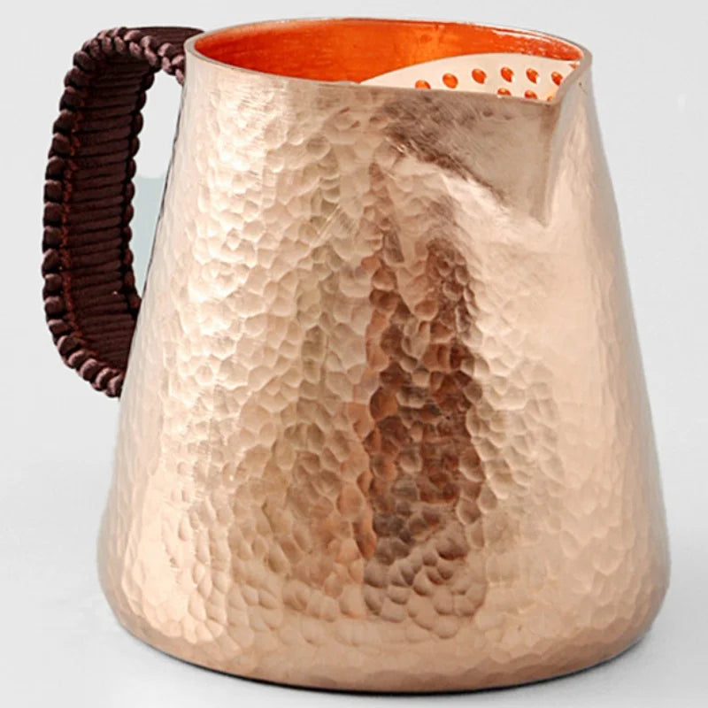 Handcrafted Vintage Copper Coffee Mug | 500ml Drinkware