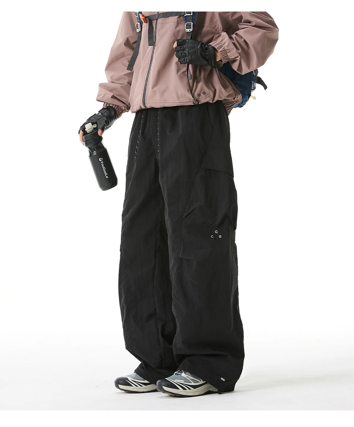 Men's Water-Resistant Cargo Pants | Oversized Utility Trousers