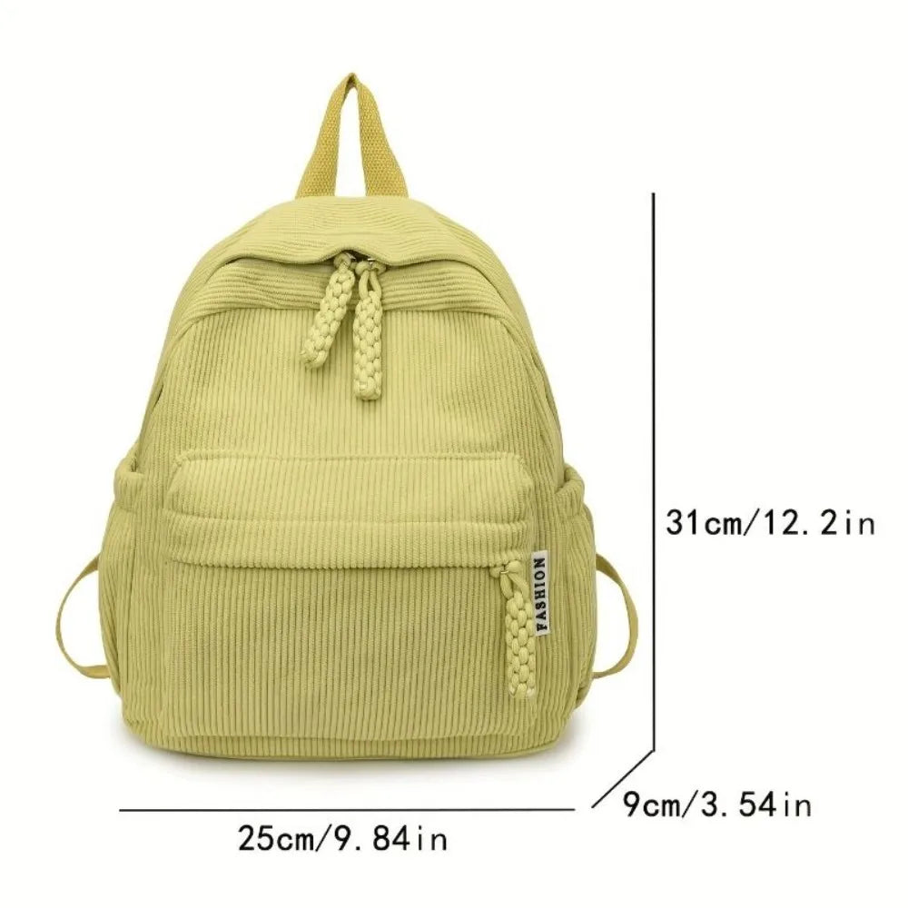 Simple Backpack Large Capacity Fashion College High School Junior High School Student Casual Backpacks Woman Man Travel Backpack
