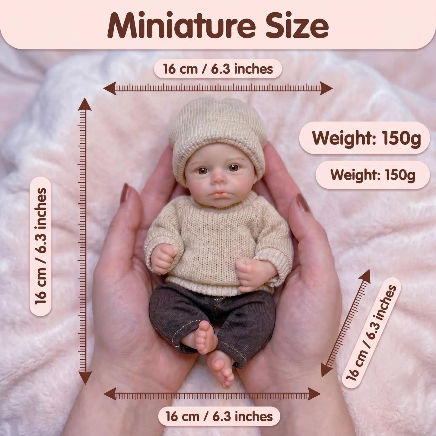 6-Inch Twin Baby Dolls | Soft Silicone Reborn Dolls for Kids