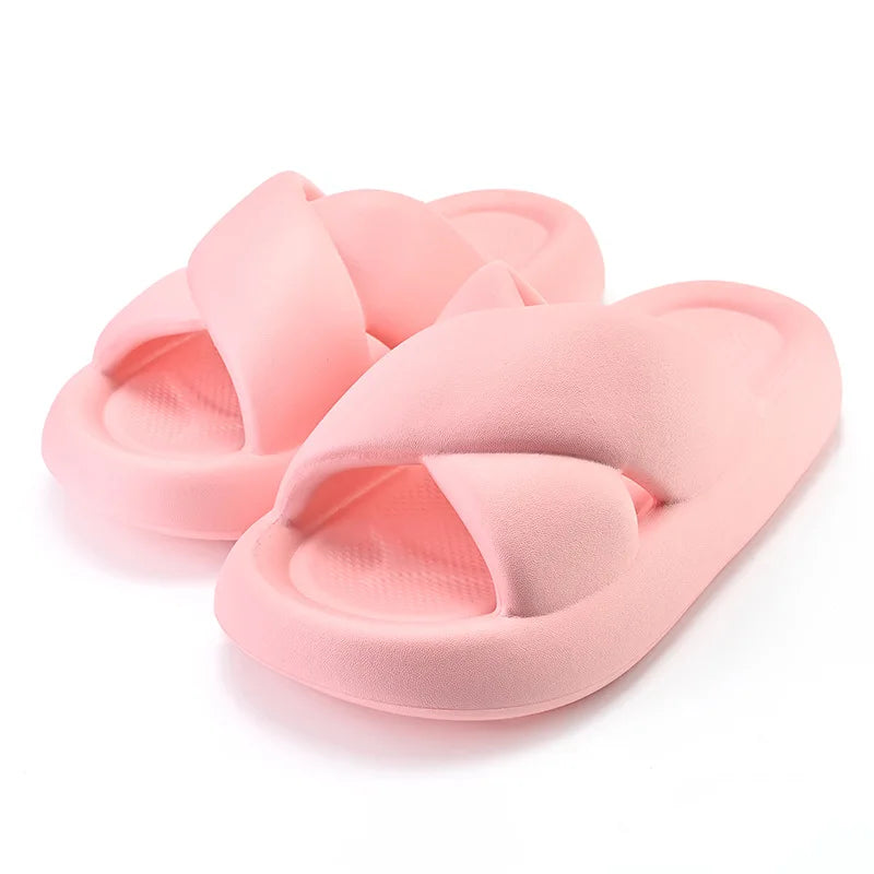 Cozy Thick Sole Slippers for Women | Soft Cloud Beach Sandals