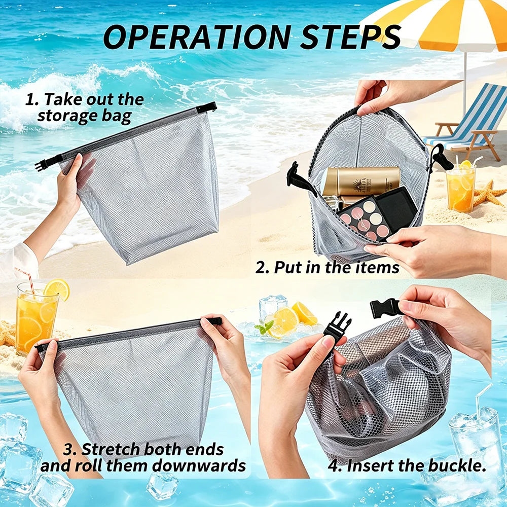 Waterproof Travel Toiletry Organizer Bag | Portable Storage Pouch
