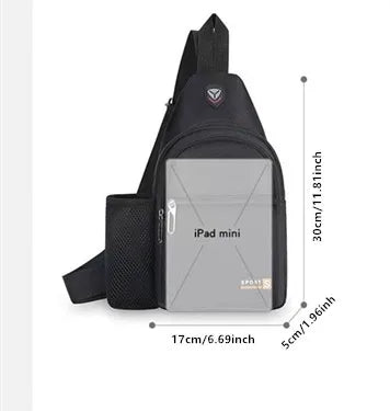 Waterproof Crossbody Bag | Multifunctional Fashionable Chest Bag