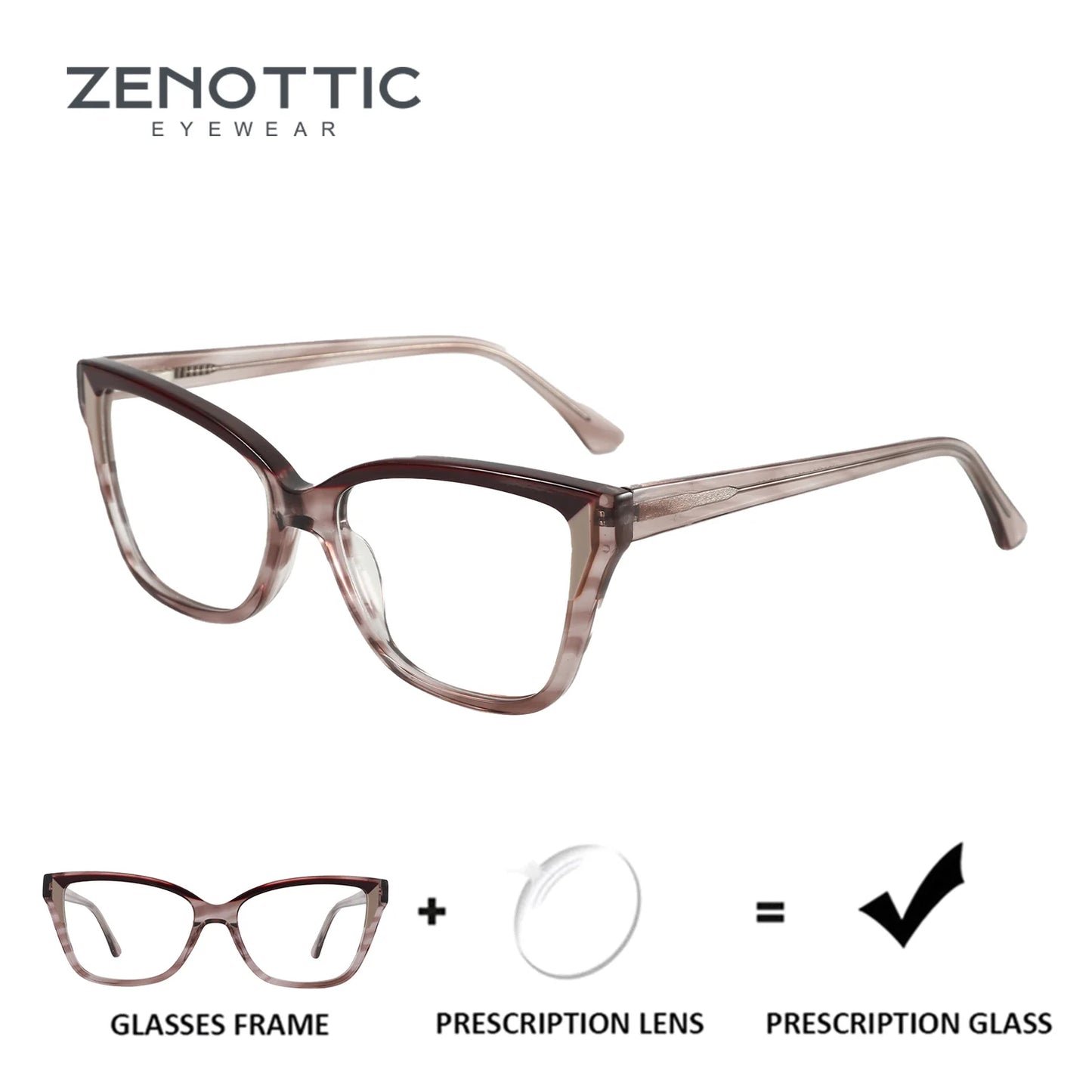 Elegant Handmade Butterfly Prescription Glasses for Women
