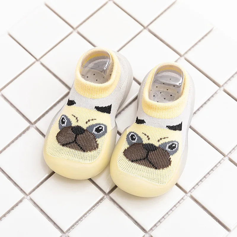 Kids Sock Shoes | Breathable Non-Slip Animal Print Toddler Shoes