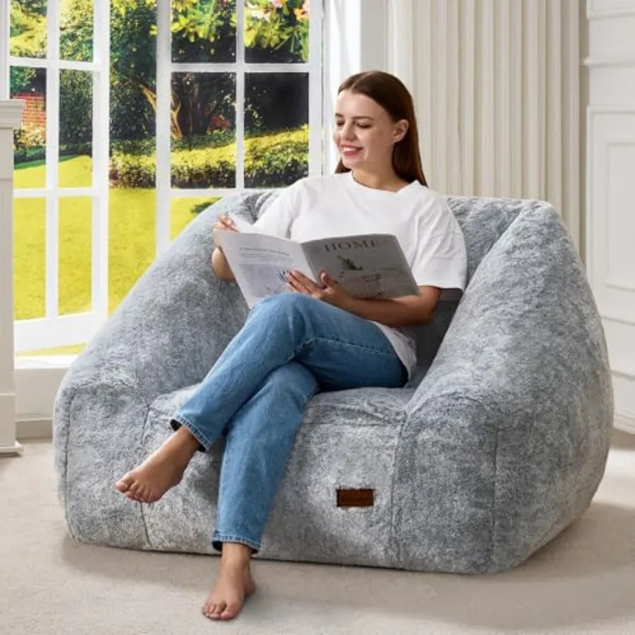 Oversized Bean Bag Chair | Cozy Lounge Chair for Adults