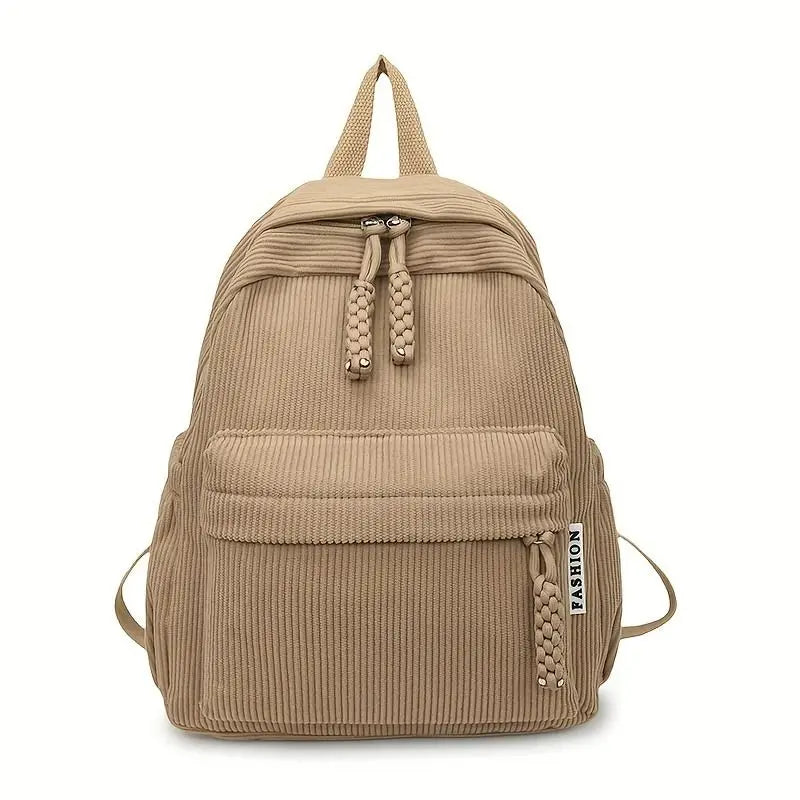 Simple Backpack Large Capacity Fashion College High School Junior High School Student Casual Backpacks Woman Man Travel Backpack