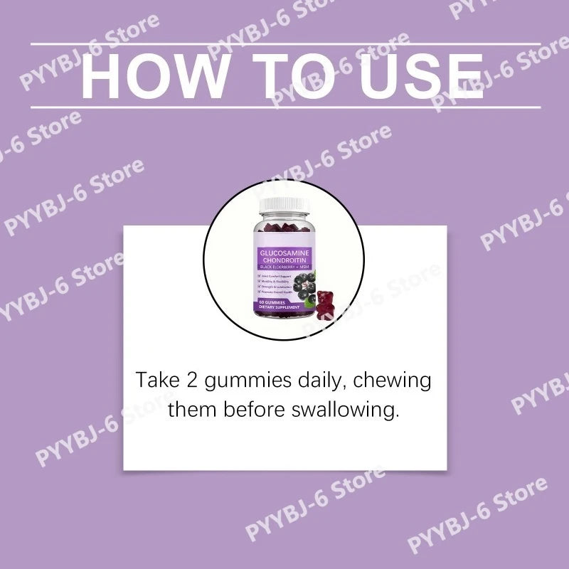 Joint Health Gummies with Black Elderberry & MSM for Mobility