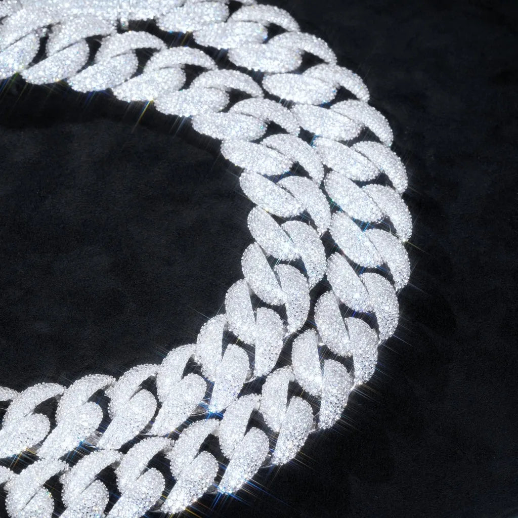 Luxury 24mm Diamond Chain Necklace | Iced Out Hip Hop Style