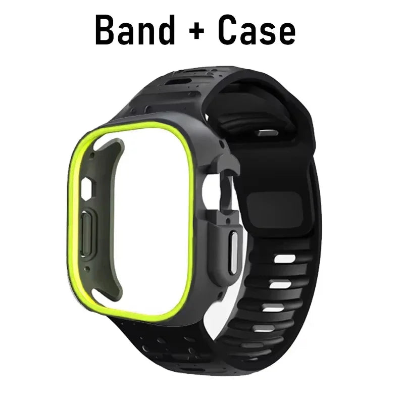 Versatile TPU Case & Silicone Strap for Smartwatches