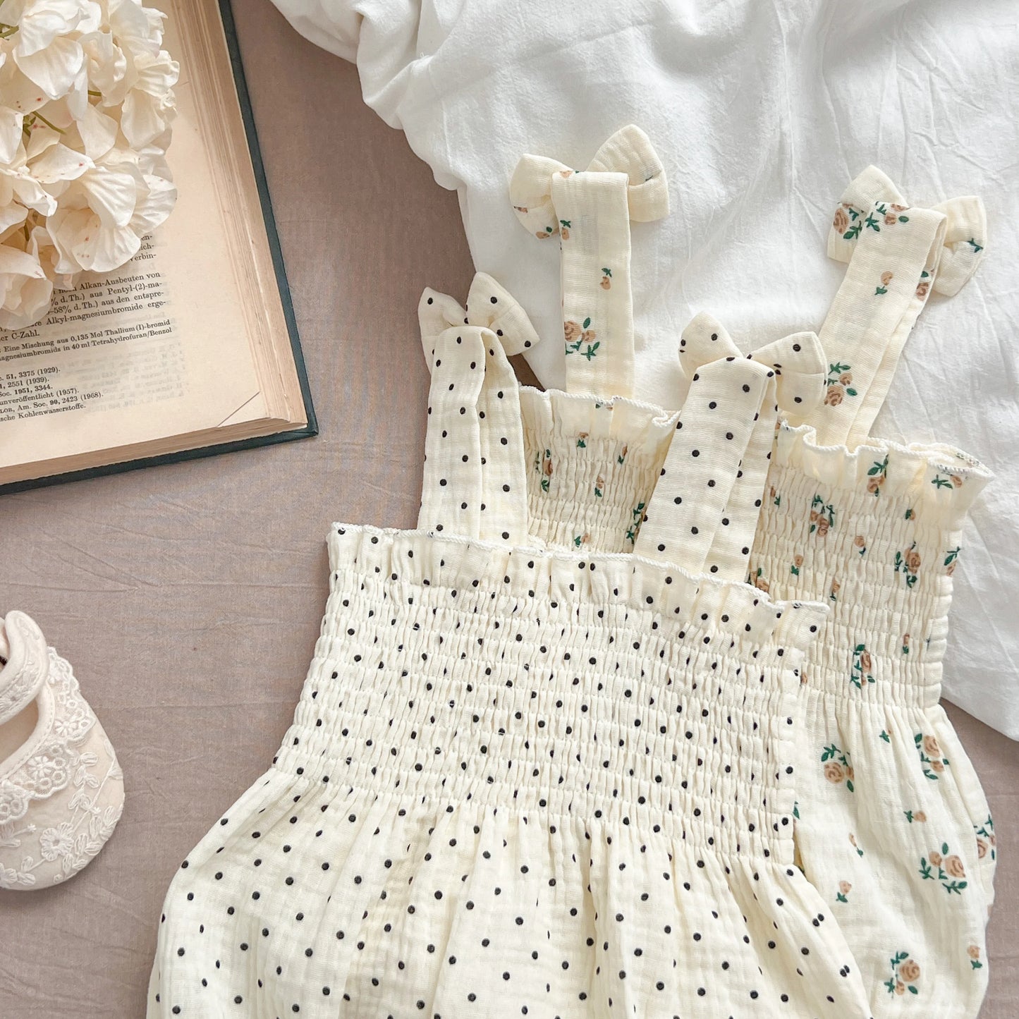 Kids Cotton Sleeveless Rompers | Cute Summer One-Pieces