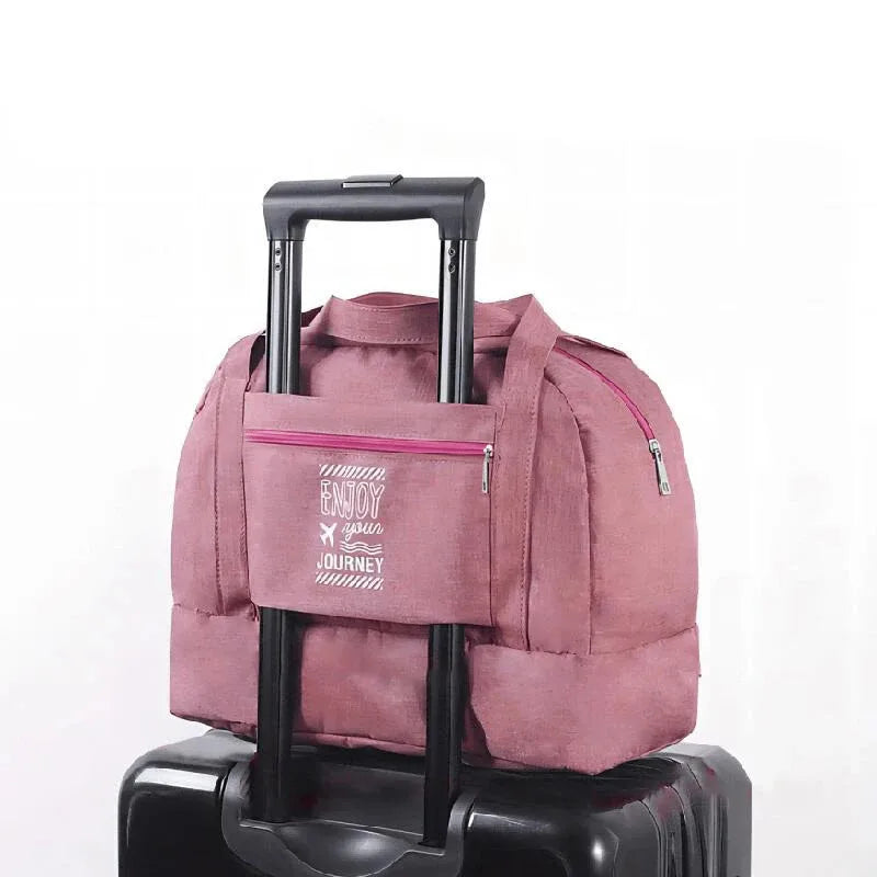 Double-Layer Waterproof Travel Bag for Gym & Swimming
