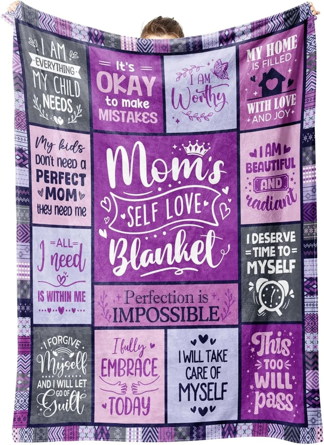Super Soft Flannel Throw Blanket | Unique Gifts for Mom