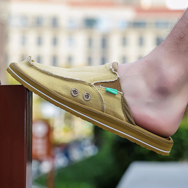 Men's Outdoor Summer Slippers | Breathable Slip-On Sandals