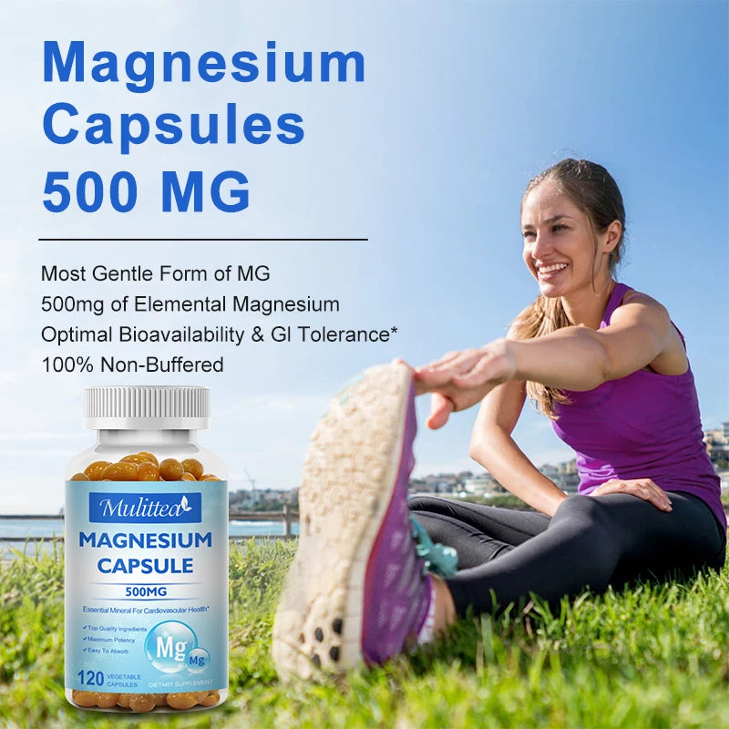 Magnesium Capsules for Joint & Heart Health | Relax & Sleep Better